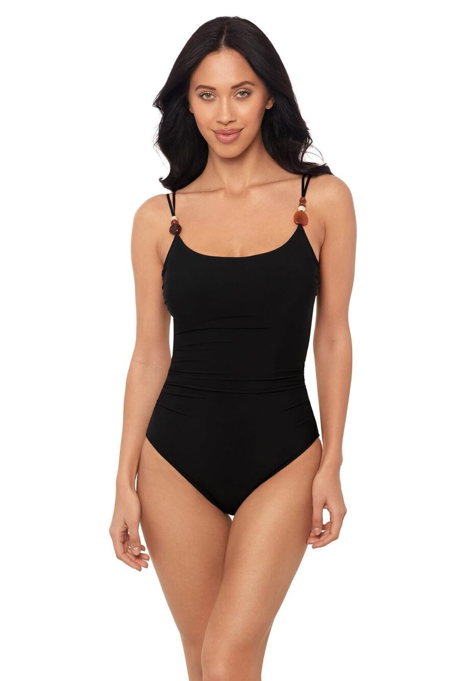 Magicsuit Women's Black Moonstone One-Piece Swimsuit 14 NWT